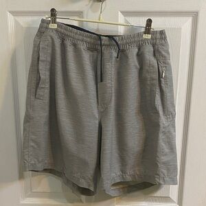 Birddogs Boom For The Boomstick Gray Shorts Men’s Large Performance Lined Active